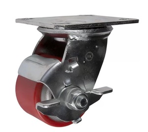 Колесо SCpb63, 150 мм поворотное с тормозом