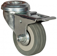 Колесо аппаратное с тормозом под болт М10 50 мм - SChgb 25