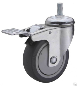 Колесо SCtkb93, поворотное с тормозом