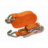 Ремень стяжной  0,4 / 0,8 тн, РС 10 м x 25 мм, полиэстер, с крюками, храповиком | СибТаль