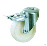 Колесо SRChn42, 100 мм поворотное с тормозом