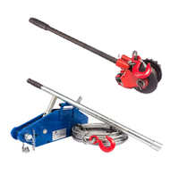 Рычажная лебедка МТМ 1600, 1,6 т, L=20м (металл. корпус)