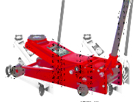 Подкатной домкрат 3т 140-492мм