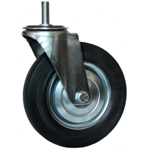 Колесо промышленное поворотное с болтом М12 125 мм - SCt 55