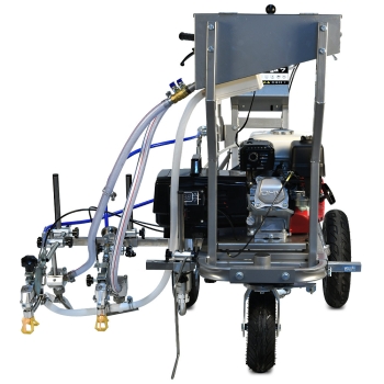 SCHTAER Wega 7G разметочная машина с комплектом для стеклошариков на 2 пистолета