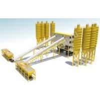 Стационарный бетонный завод HZS 120/2 (ленточный)