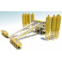 Стационарный бетонный завод HZS 180/2 (ленточный)