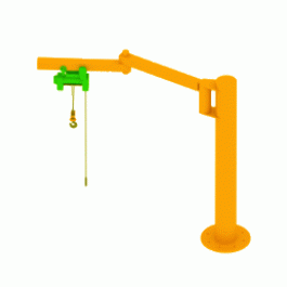 Кран консольный на колонне двухплечевые