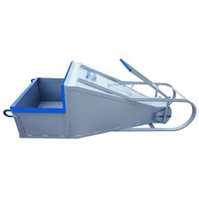 Бадья и тара для бетона «Туфелька» 1,0 с шестеренчатым приводом