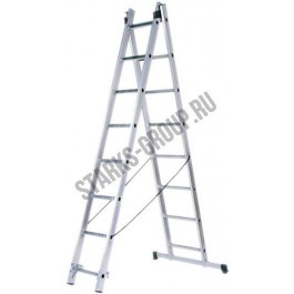 Лестница двухсекционная 10 ступеней