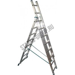Лестница трехсекционная 10 ступеней