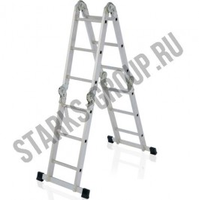 Трансформер лестница четырехсекционная 2 ступени