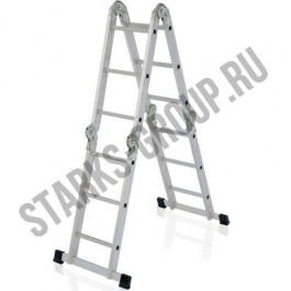 Трансформер лестница четырехсекционная 2 ступени