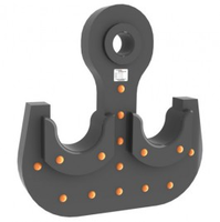 Крюк пластинчатый 6619-75 2