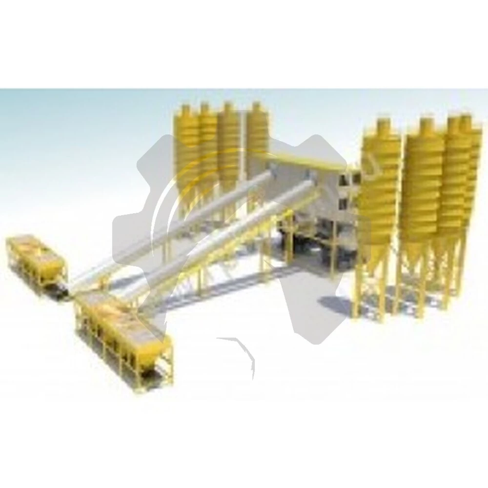 Стационарный бетонный завод HZS 120/2 (ленточный)