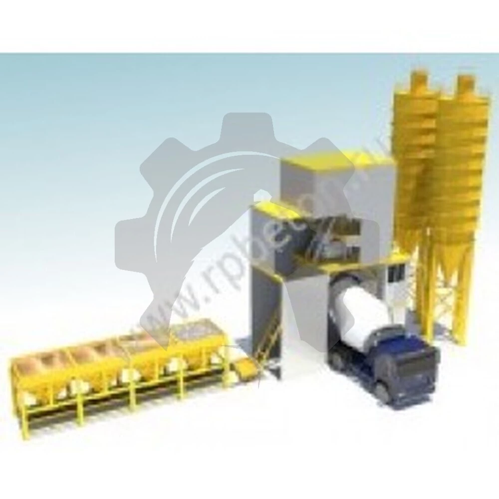 Стационарный бетонный завод HZS 180D (контейнерный)