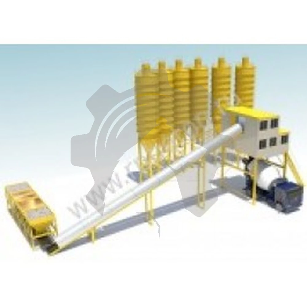 Стационарный бетонный завод HZS 90 (ленточный )