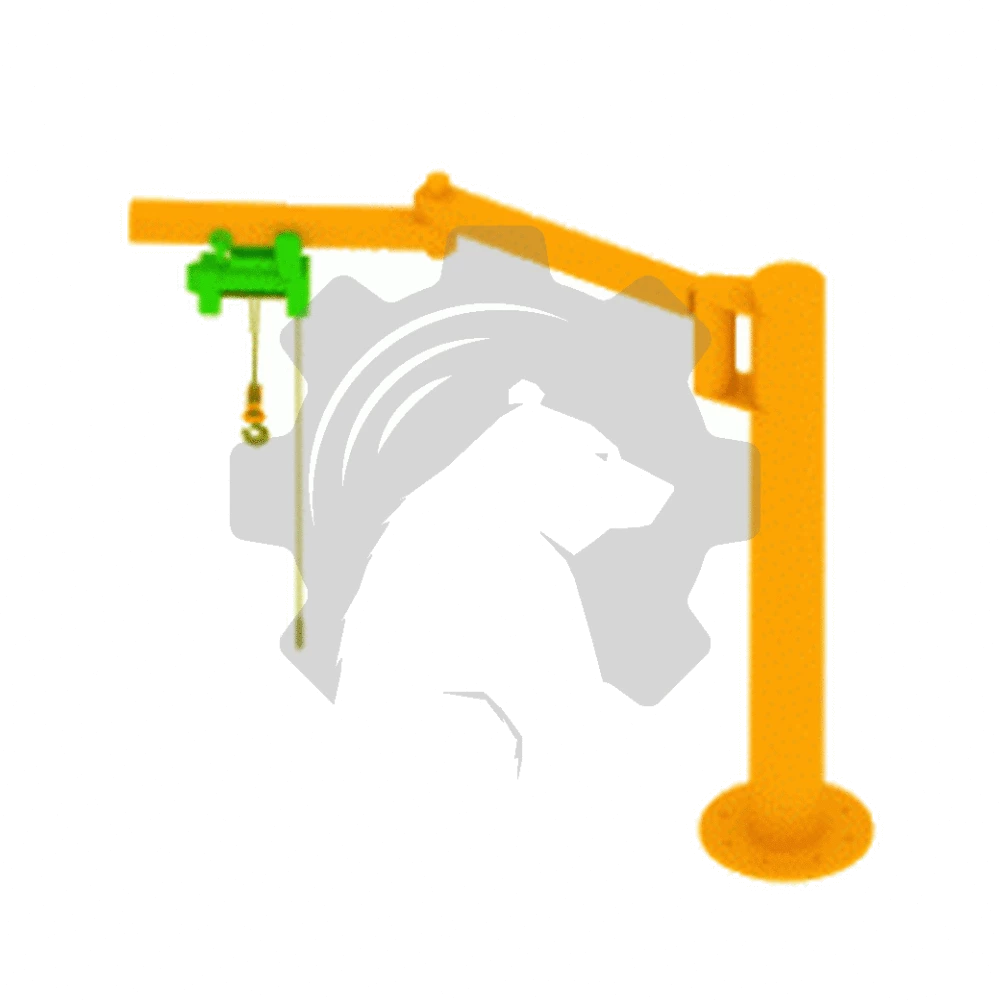 Кран консольный на колонне двухплечевые