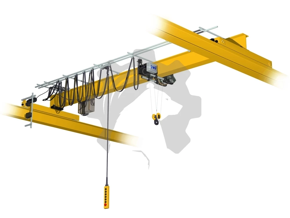 Кран мостовой однобалочный опорный однопролётный г/п 1 т пролет 7,5 м