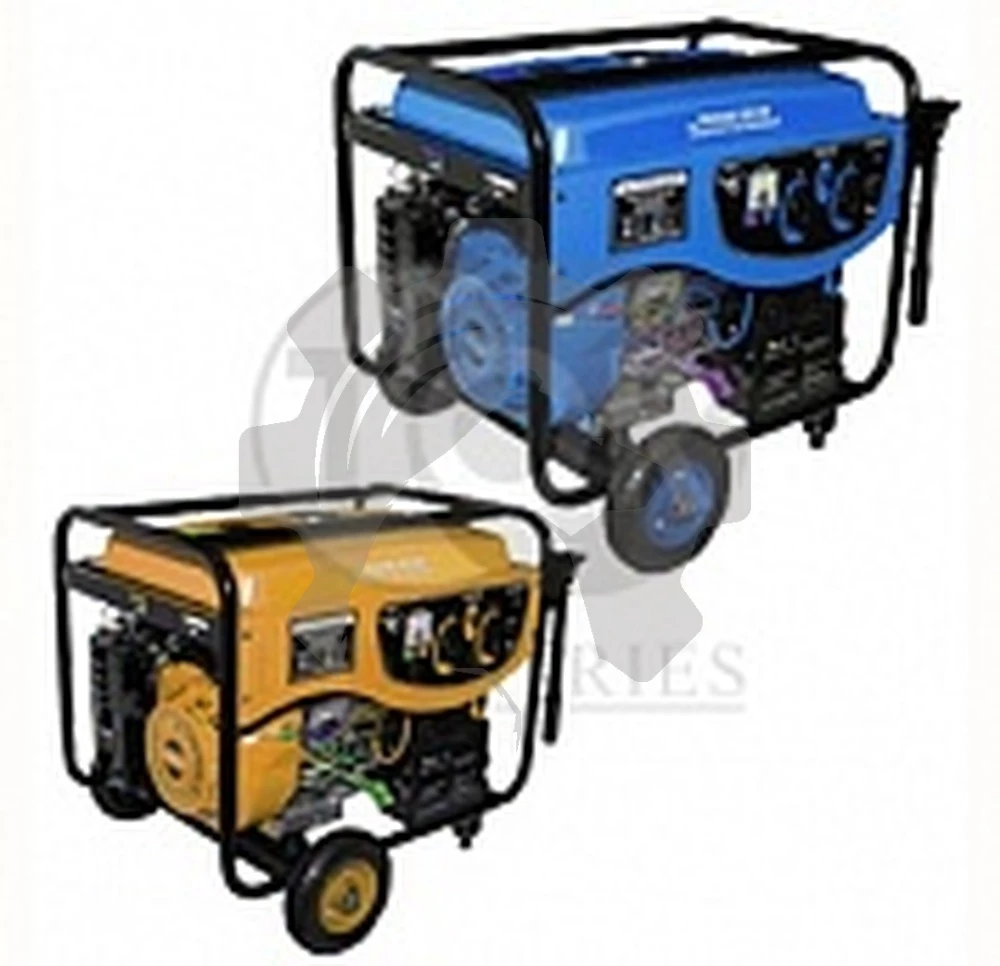 Бензиновый генератор синх. 5,0кВт(COP), 220В, бензин АИ-92, бак 25 л, эл.стартер, колеса