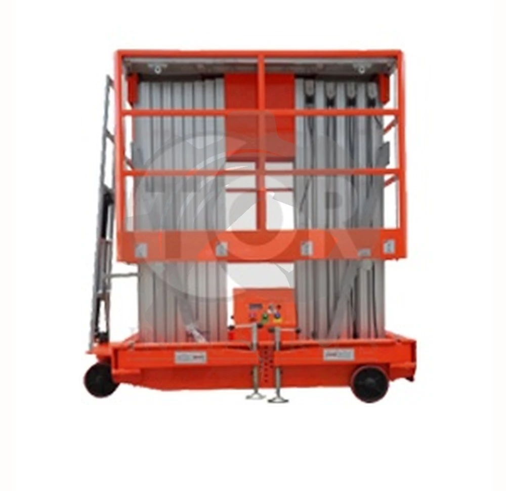 Подъемник мачтовый телескопический модели GTWY10-100 AC 220V50HZ (от сети) 125 кг 10 м