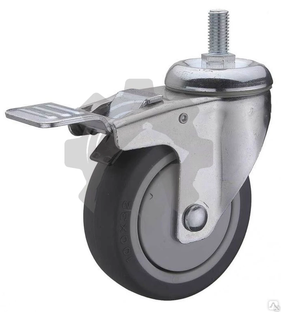 Колесо SCtkb93, поворотное с тормозом