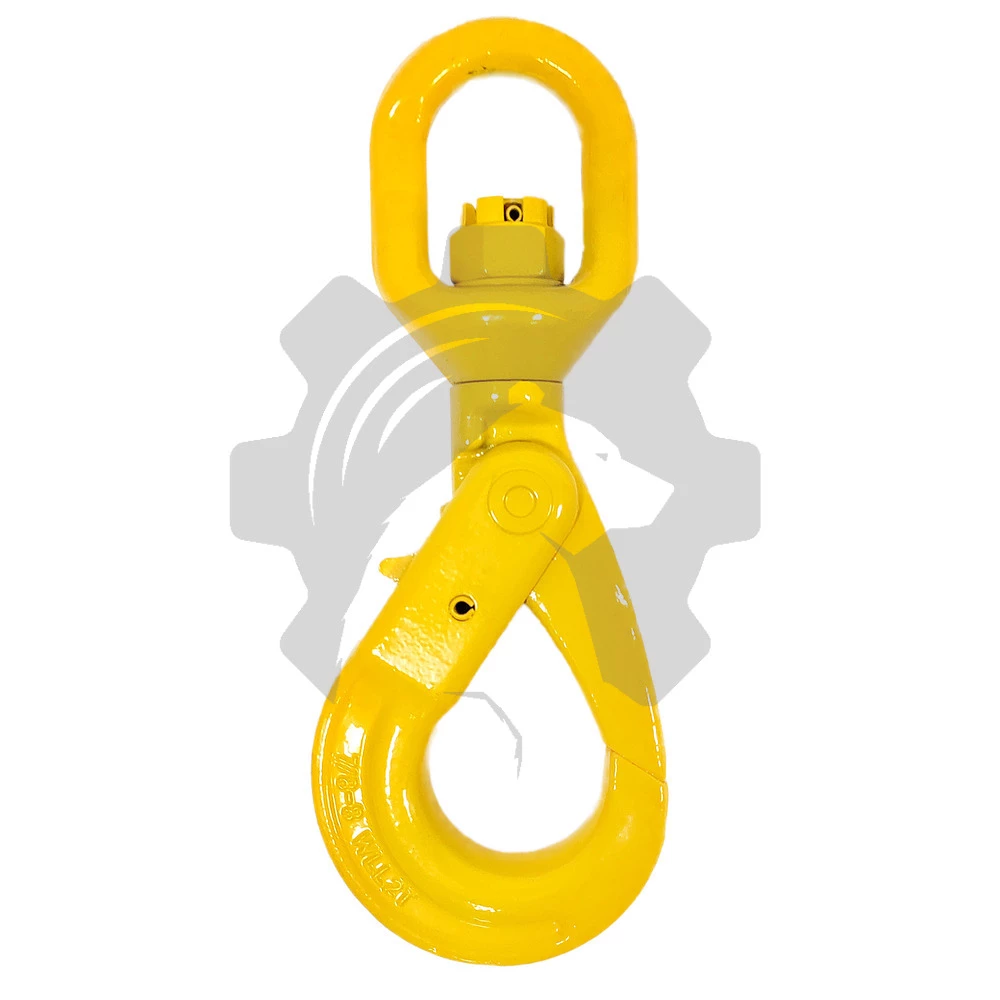 Крюк самозакрывающийся с вертлюгом 2 т, размер 7/8 - 8