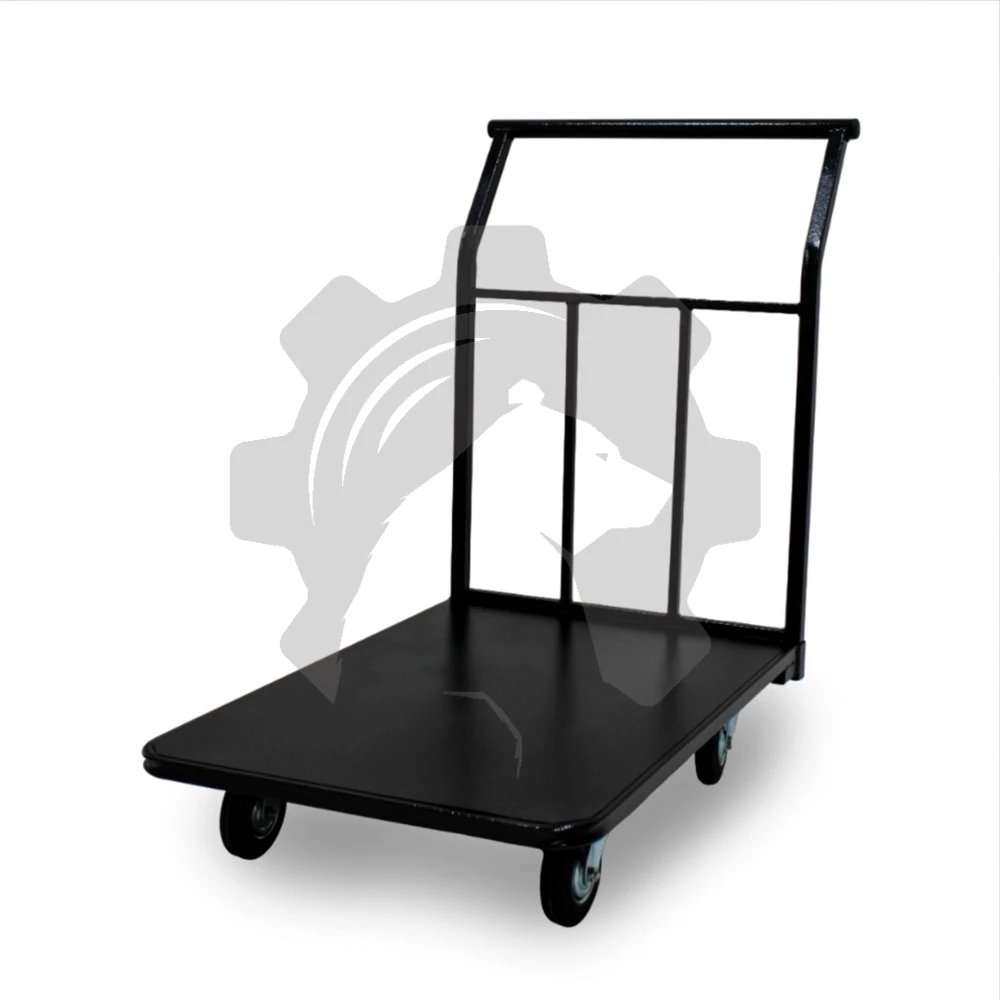 Платформенная тележка ТП4 (350 кг, 750х1400 мм, 125 мм)