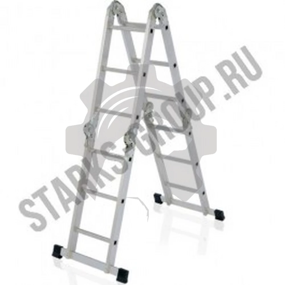 Трансформер лестница четырехсекционная 2 ступени