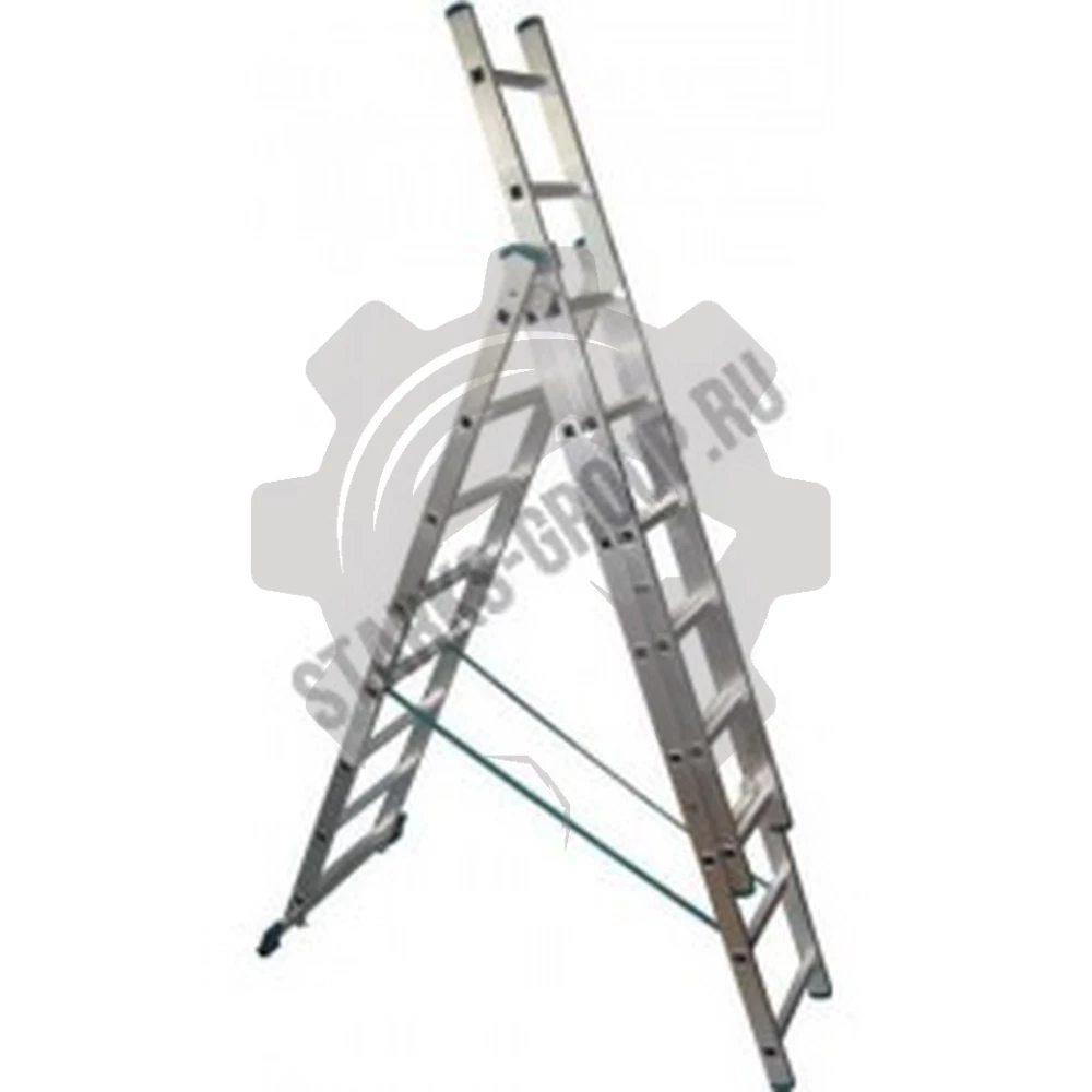 Лестница трехсекционная 11 ступеней