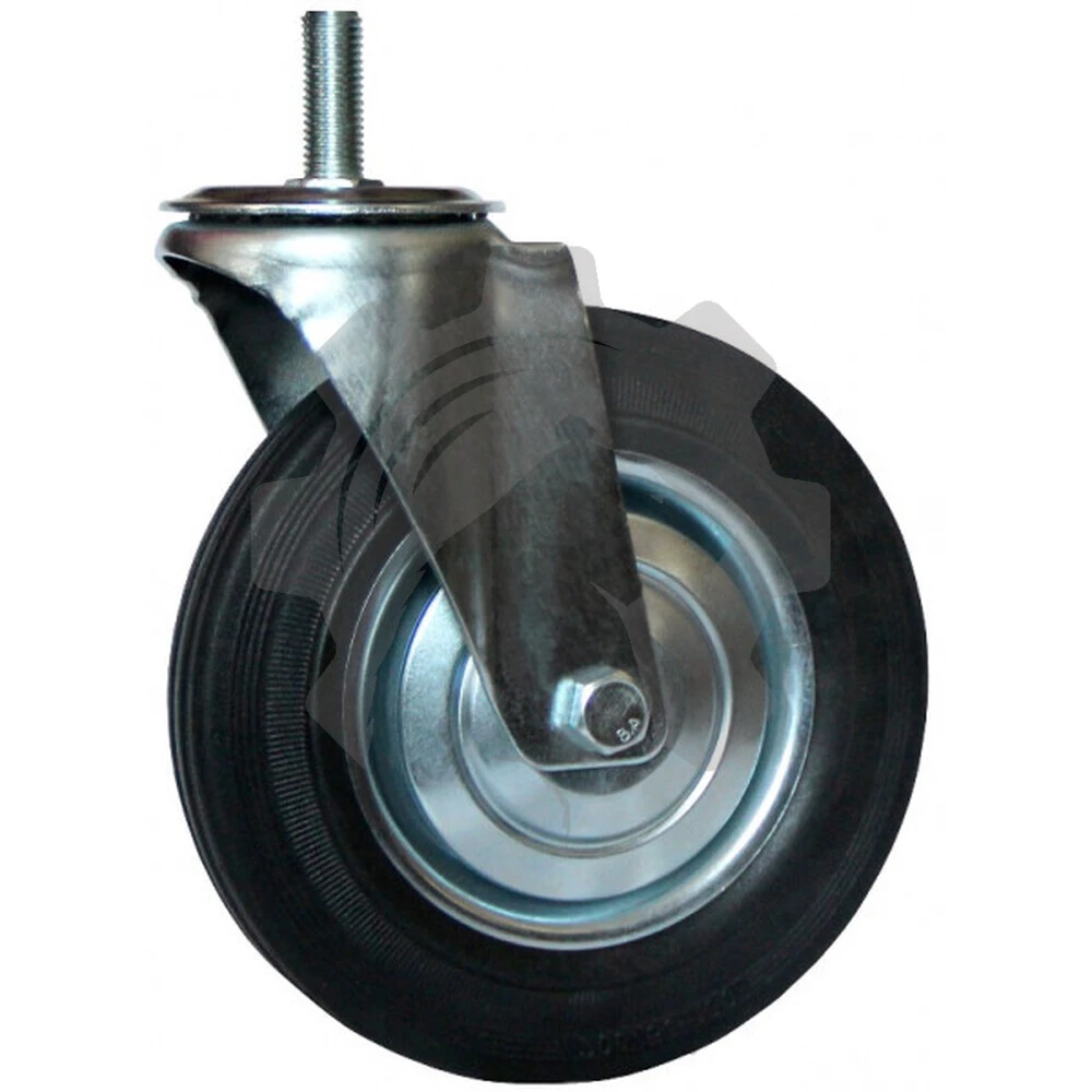 Колесо промышленное поворотное с болтом М12 125 мм - SCt 55