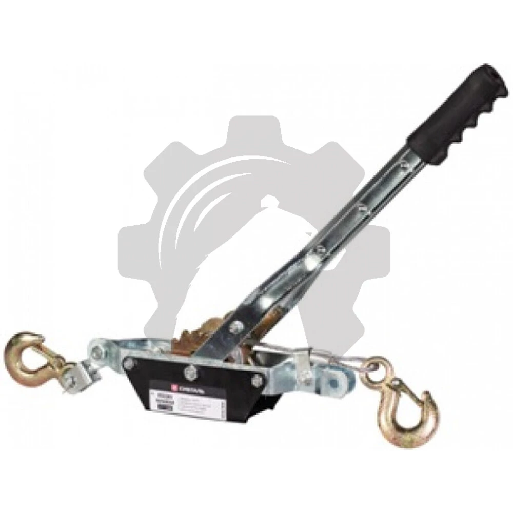 Лебедка рычажная гаражная X2Y2 1 т 1,8 м с тросом два крюка СибТаль