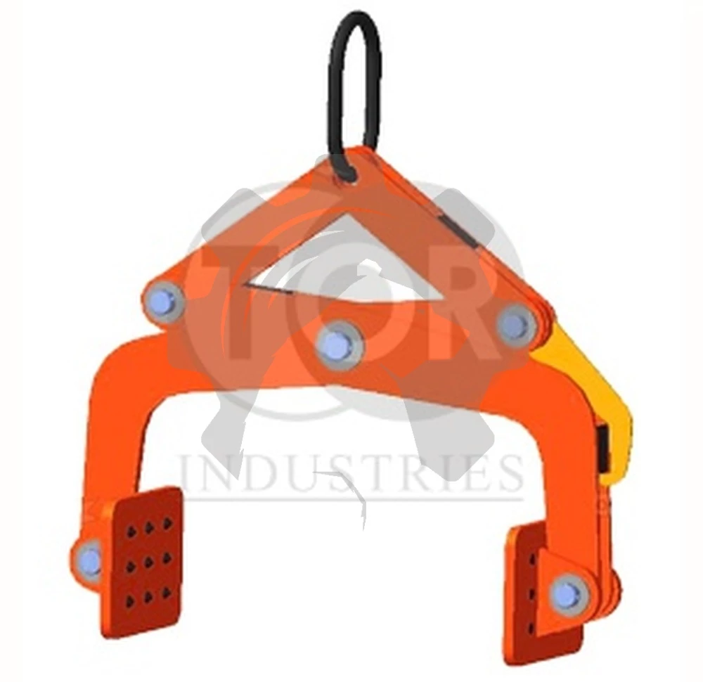 Захват клещевой вертикальный для брикетов, блоков, бордюров
