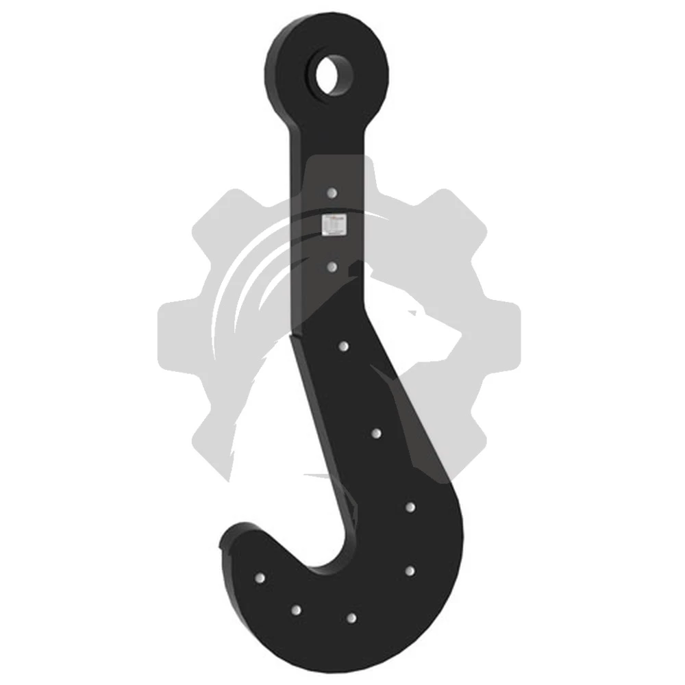 Крюк пластинчатый однорогий 6619-75 12