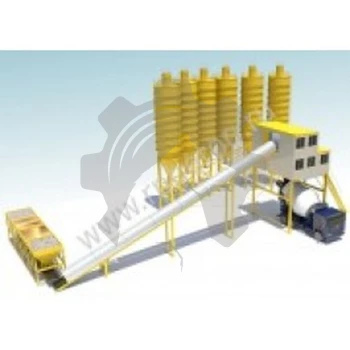 Стационарный бетонный завод HZS 60 (ленточный)