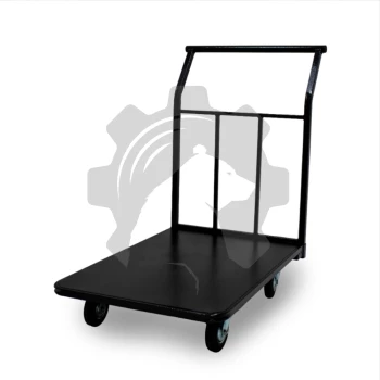 Платформенная тележка ТП4 (350 кг, 750х1400 мм, 125 мм)