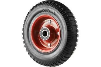 Литые колеса с протекторной резиной. Без крепления, шарикоподшипник.