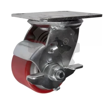 Колесо SCpb63, 150 мм поворотное с тормозом
