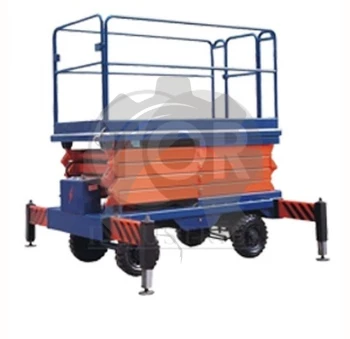 Подъемник ножничный передвижной модели SJY 300 кг 12 м