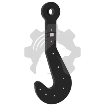 Крюк пластинчатый однорогий 6619-75 7