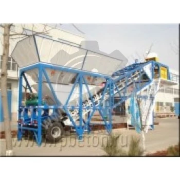 Мобильный бетонный завод YHZS 120 (транспортируемый)