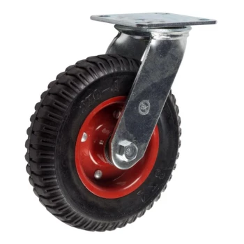 Колеса промышленные литые с протекторной резиной