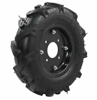 Колеса "Елочка" для мотоблоков, мотокультиваторов. В сборе: шина+камера+диск.